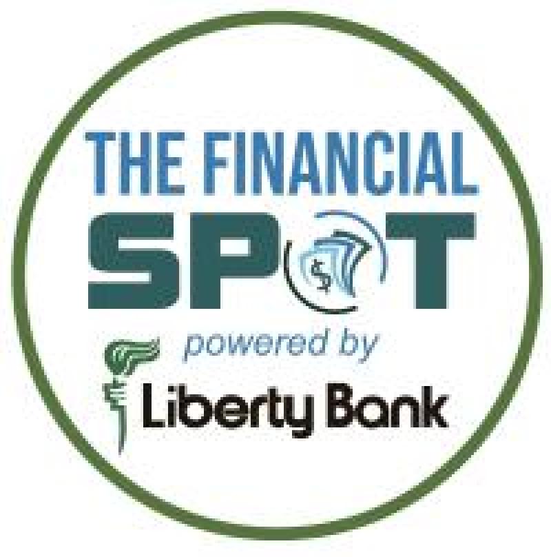 the financial spot by liberty bank logo