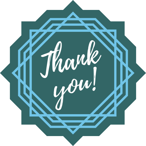 thank you badge