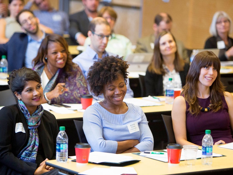 Employees listening during Equal Employment & Resolution Management presentation