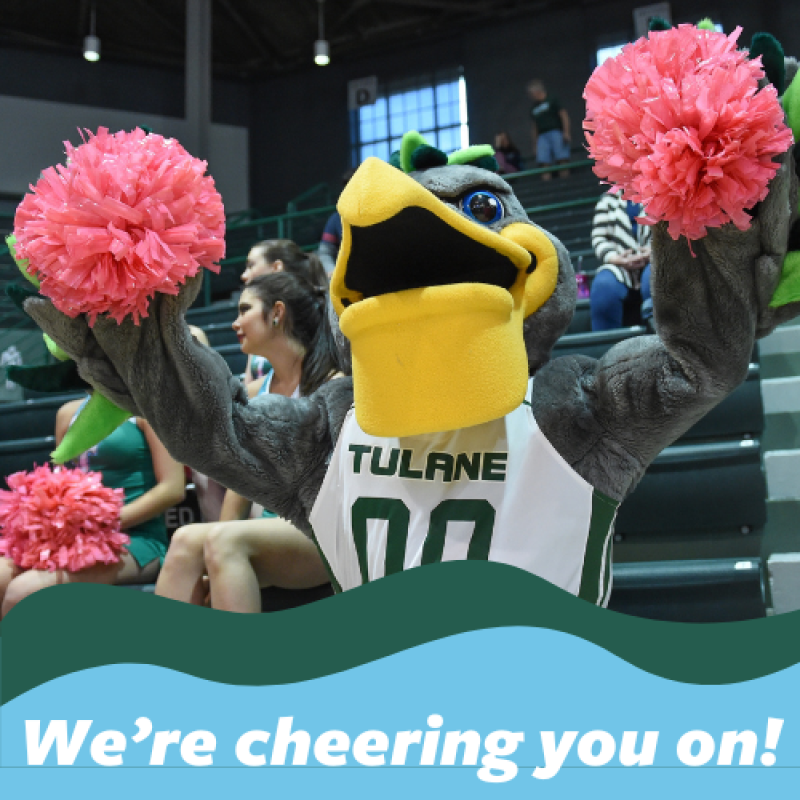 We're Cheering You on!