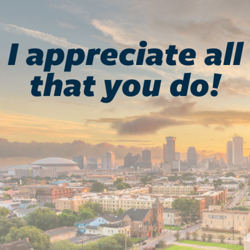I appreciate all that you do!